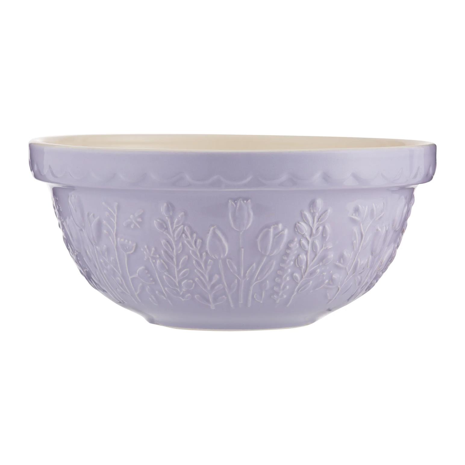 Mason Cash In The Meadow Mixing Bowl 24cm - Lilac Tulip